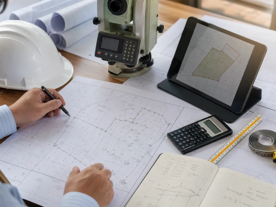 Bản vẽ hiện trạng và hồ sơ đo đạc